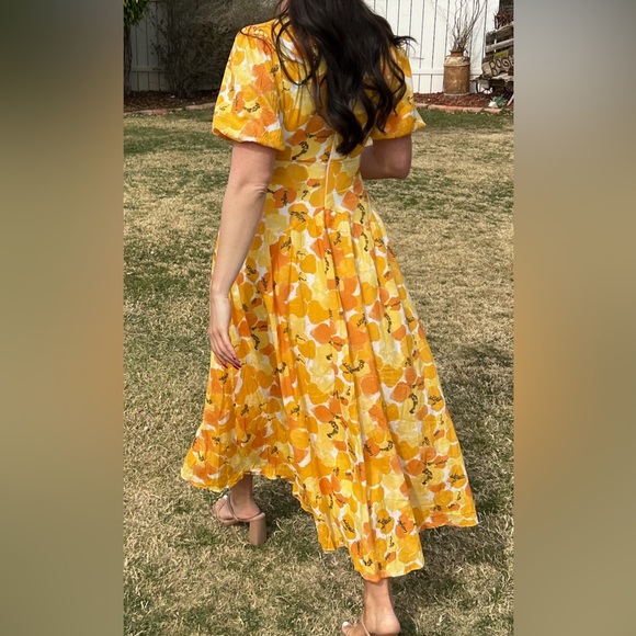 Floral Yellow dress - Picture 2 of 3